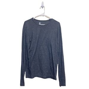 [H & M] White/Gray Long Sleeve